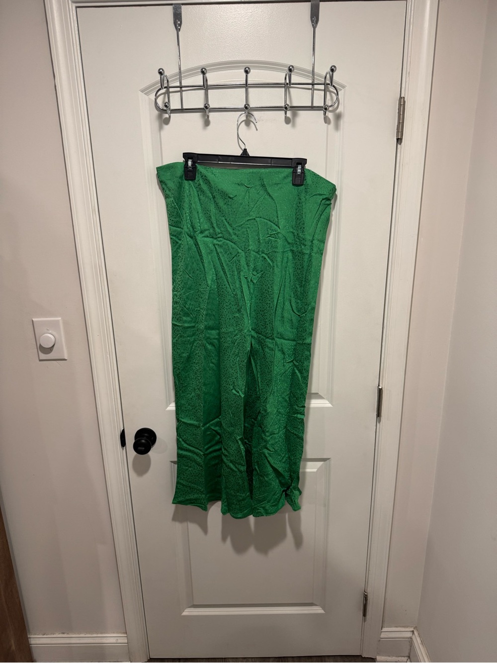 LOFT Green Maxi Skirt